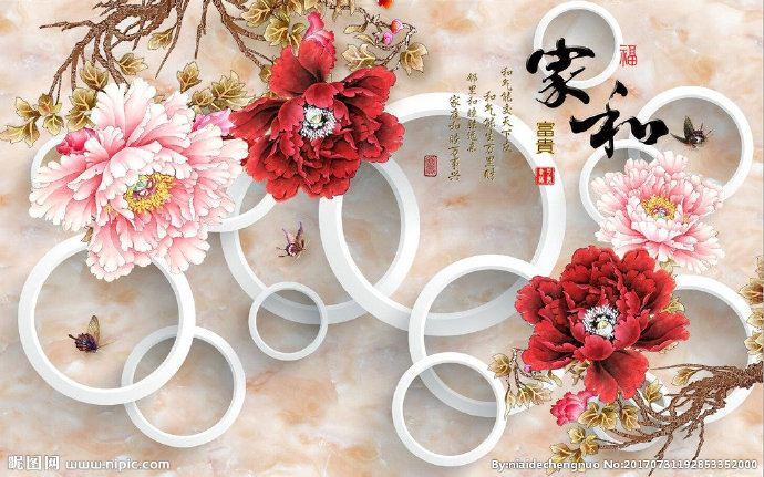 G家和富贵牡丹花