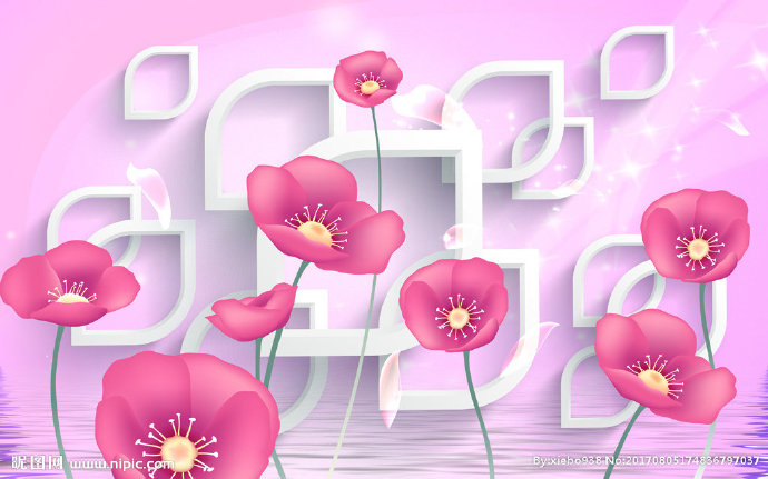 G水中喇叭花唯美