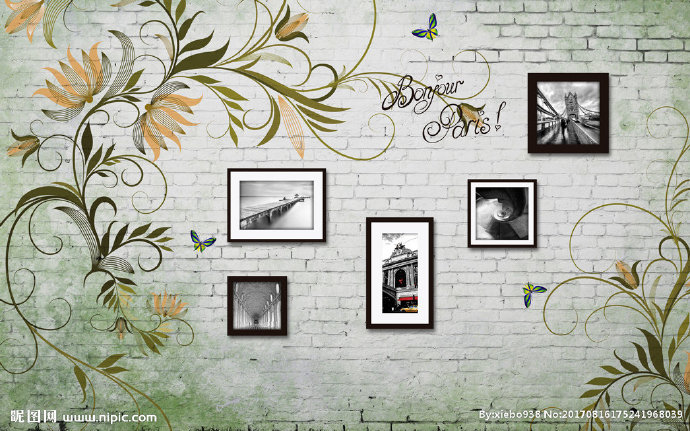 G梦话时尚黑白挂