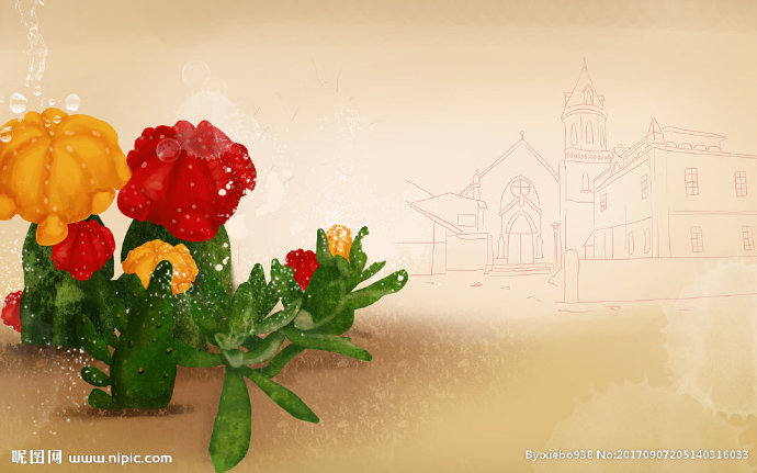 G唯美花卉时尚复