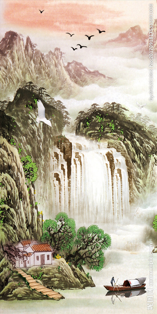 G水黑画玄关水黑