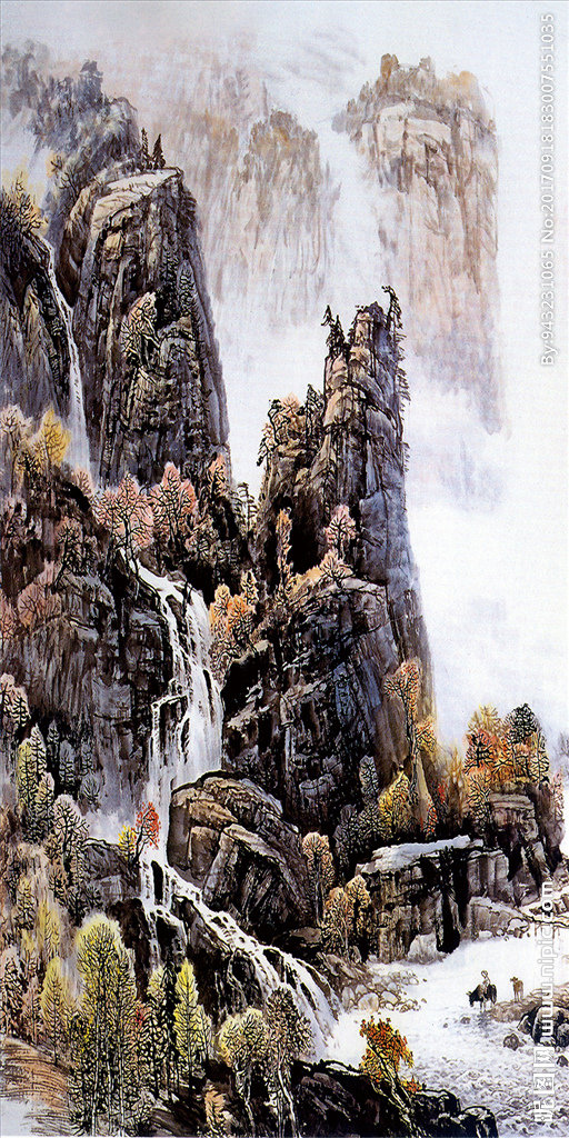 G水墨画玄关水墨