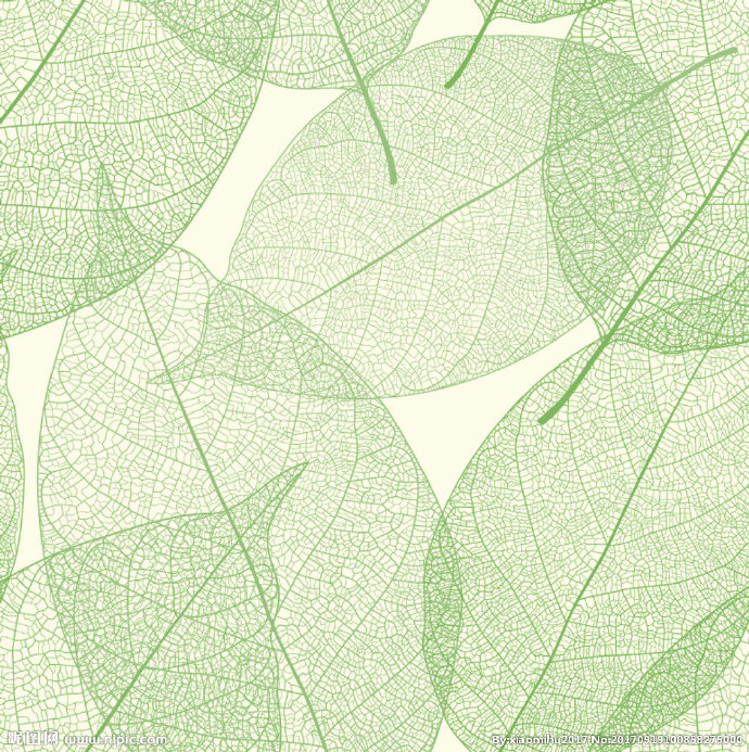 G树叶背景背景墙