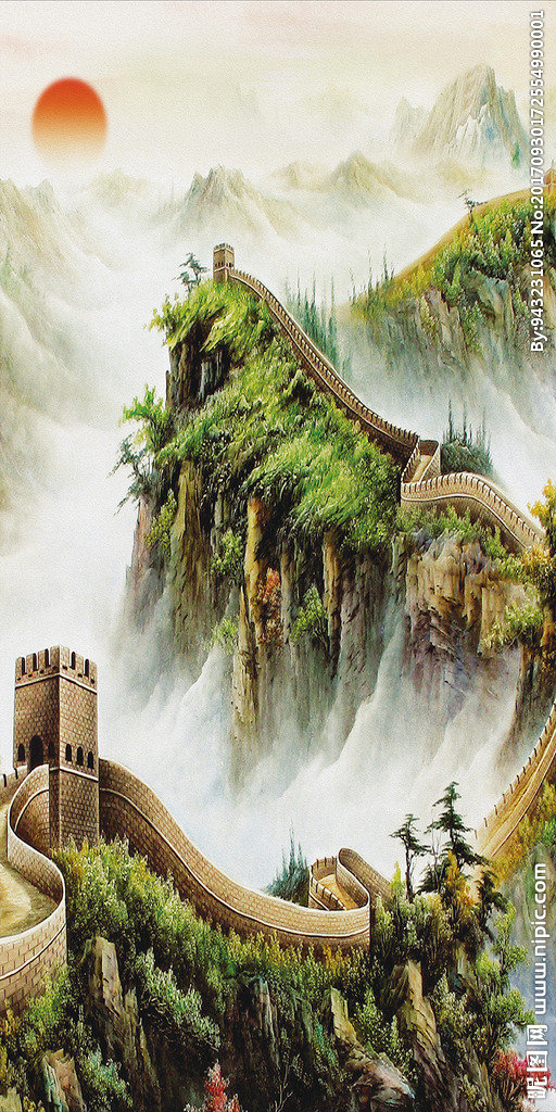 G山水画玄关山水