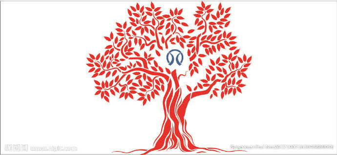 G大树背景墙大树