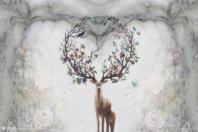 G梦幻森林麋鹿背