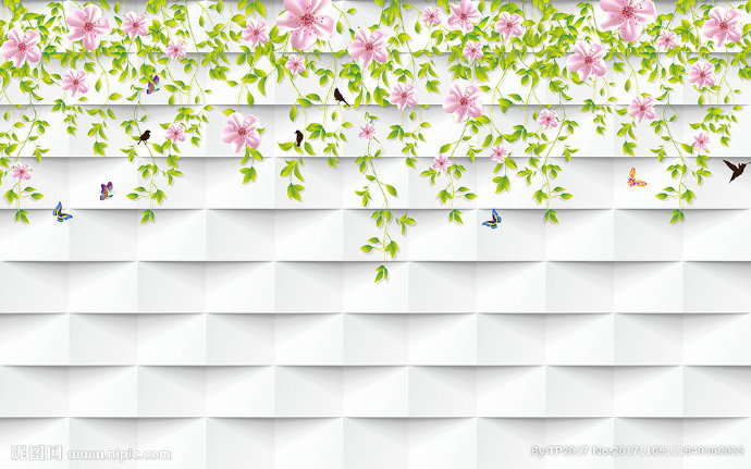 G3d立体砖墙花