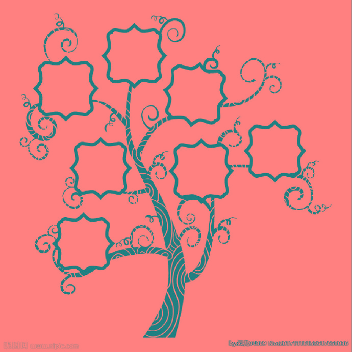 G相框树背景墙相