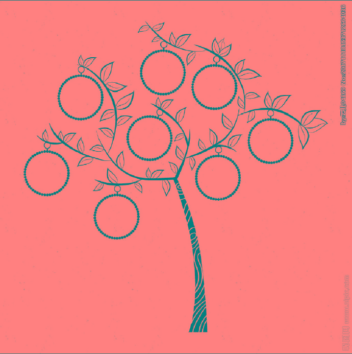 G相框树背景墙相