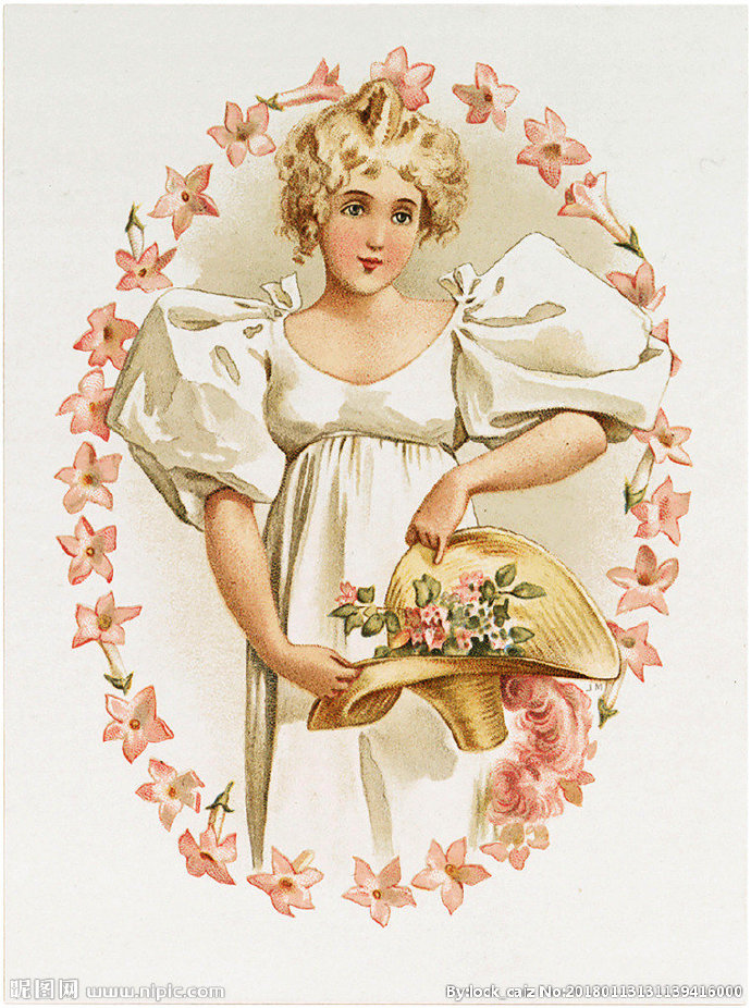 G复古人物装饰画