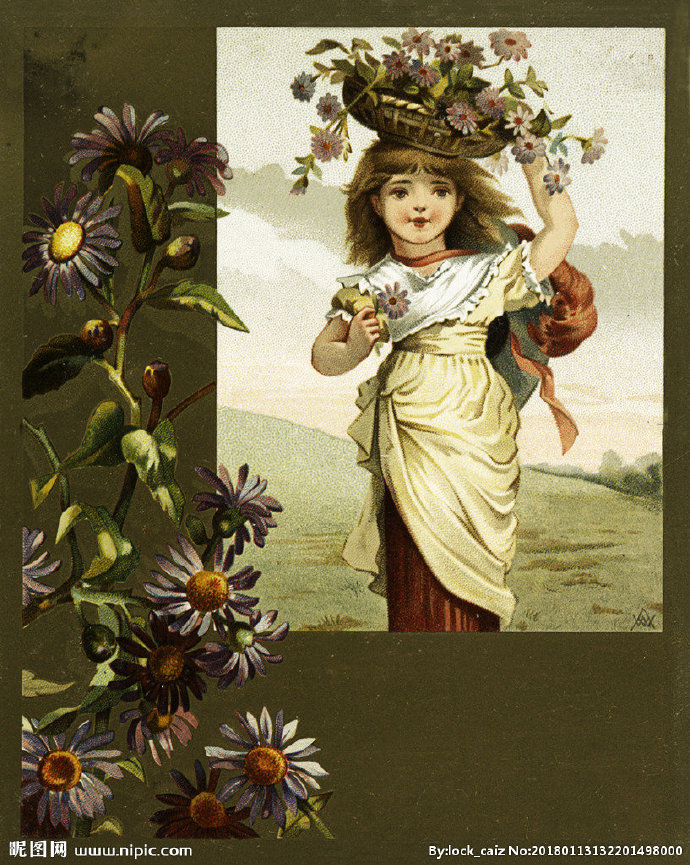 G复古人物装饰画