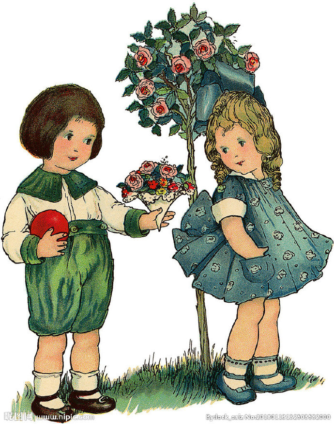 G复古人物装饰画