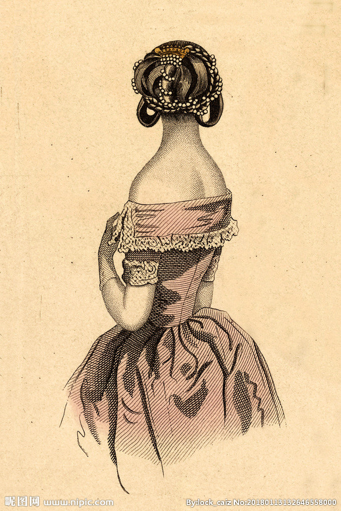 G复古人物装饰画