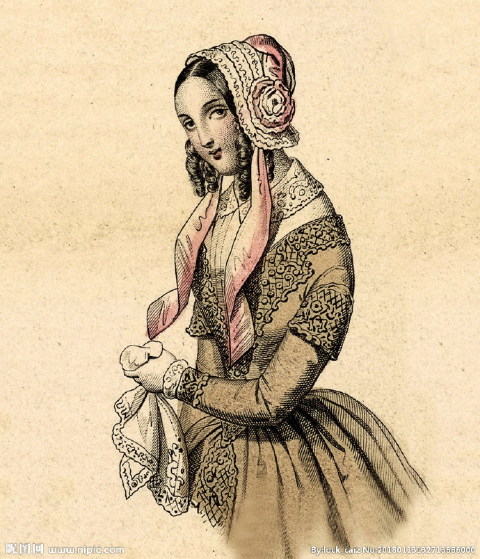 G复古人物装饰画