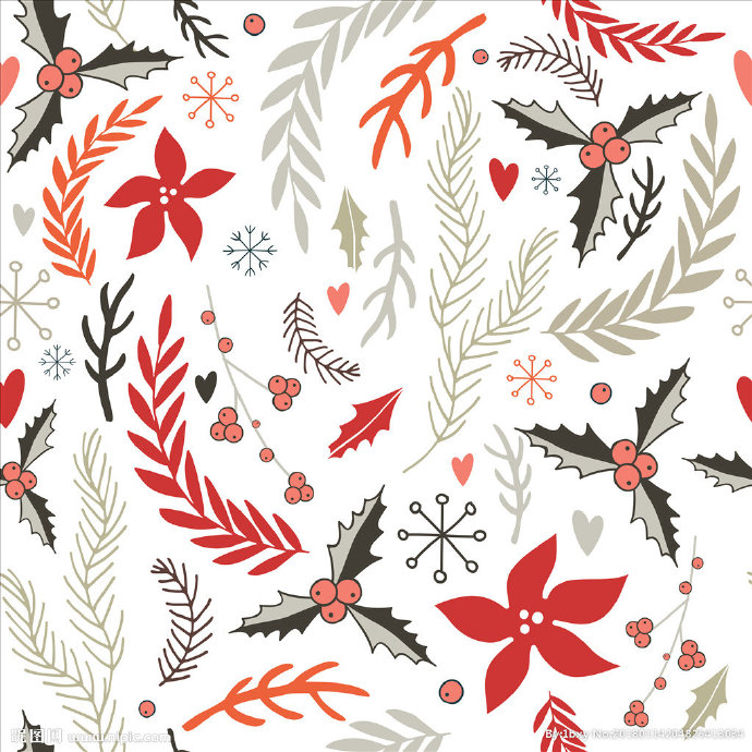 G圣诞树挂无缝背