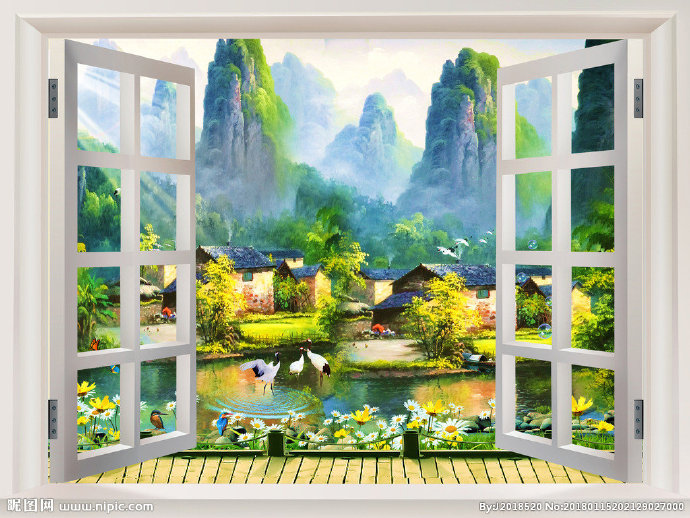 G江山多娇背景墙