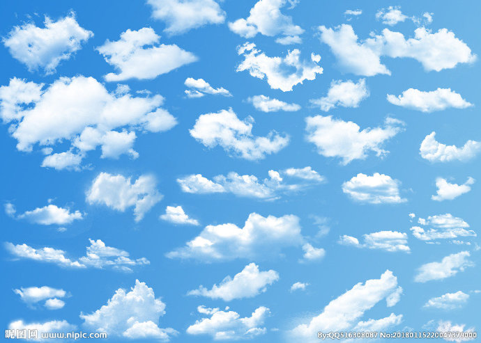 G蓝天白云 天空