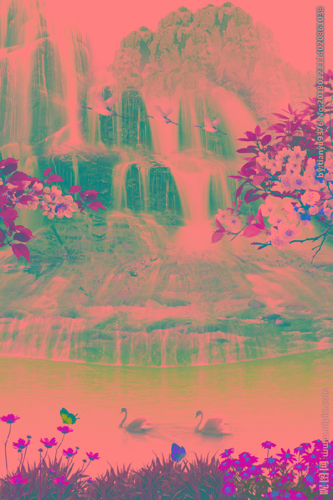 G高山流水psd