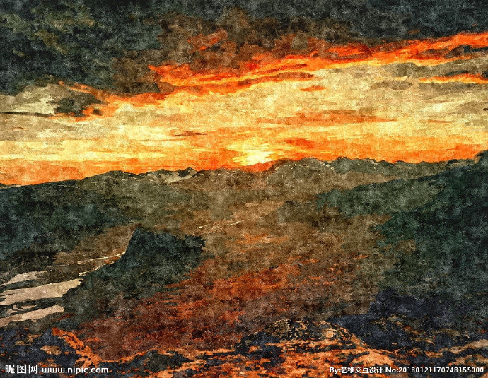 G油画背景墙油画