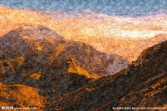 G高山背景墙高山