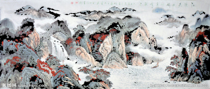 G江山多娇背景墙
