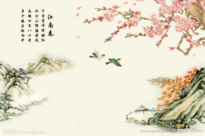 G江南春梅花喜鹊