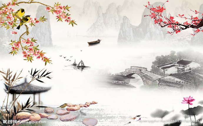 G梅花喜鹊喜梅家