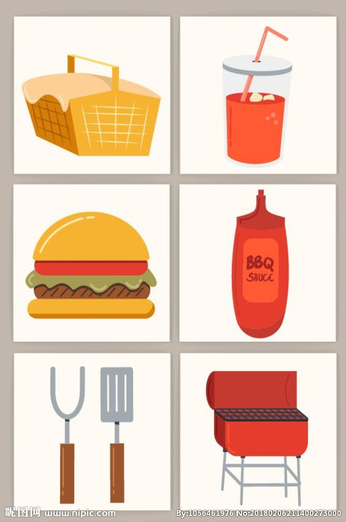 G户外烧烤背景墙