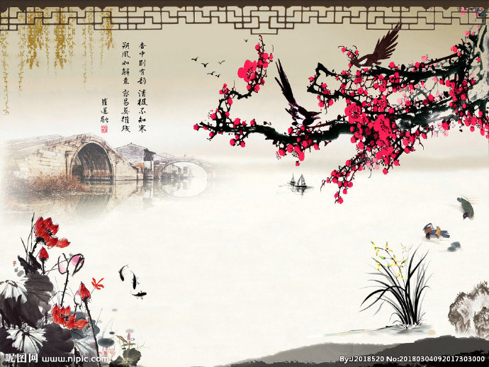 G咏梅背景墙咏梅