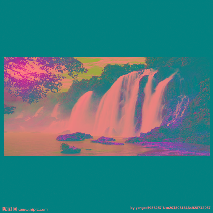 G风景画背景墙风