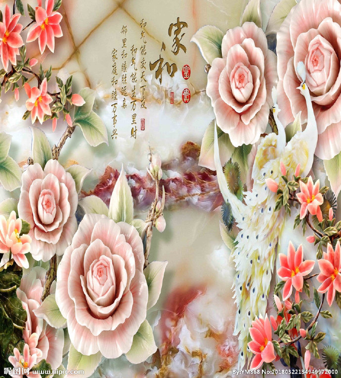 G玫瑰情缘背景墙