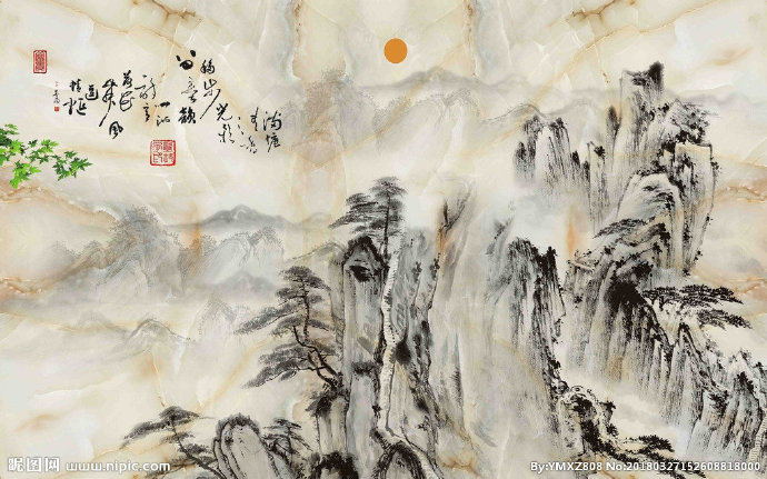 G江山多娇背景墙