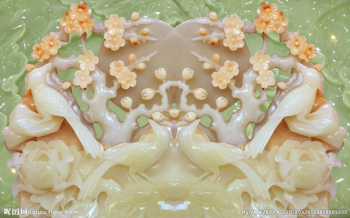 G梅花背景墙梅花