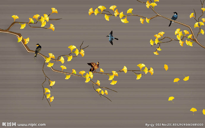 G工笔花鸟新中式