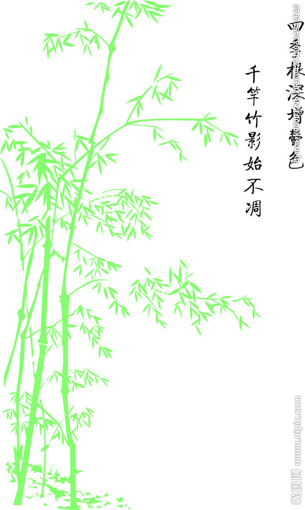 G竹背景墙竹背景