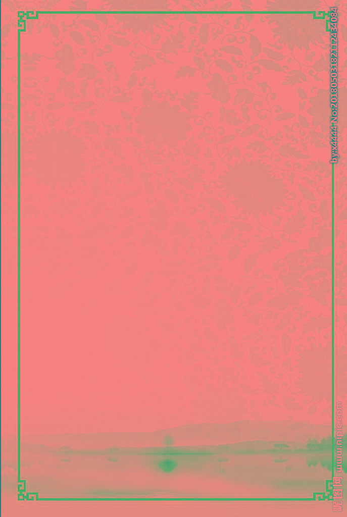 G水墨画背景墙背