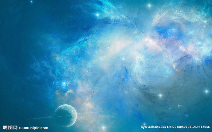 G唯美星空背景墙
