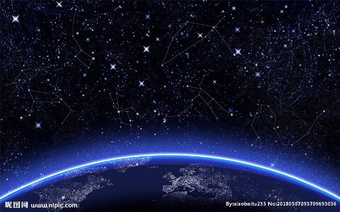 G地球星空背景墙