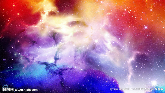 G唯美星空背景墙