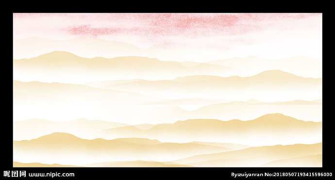 G水墨背景背景墙