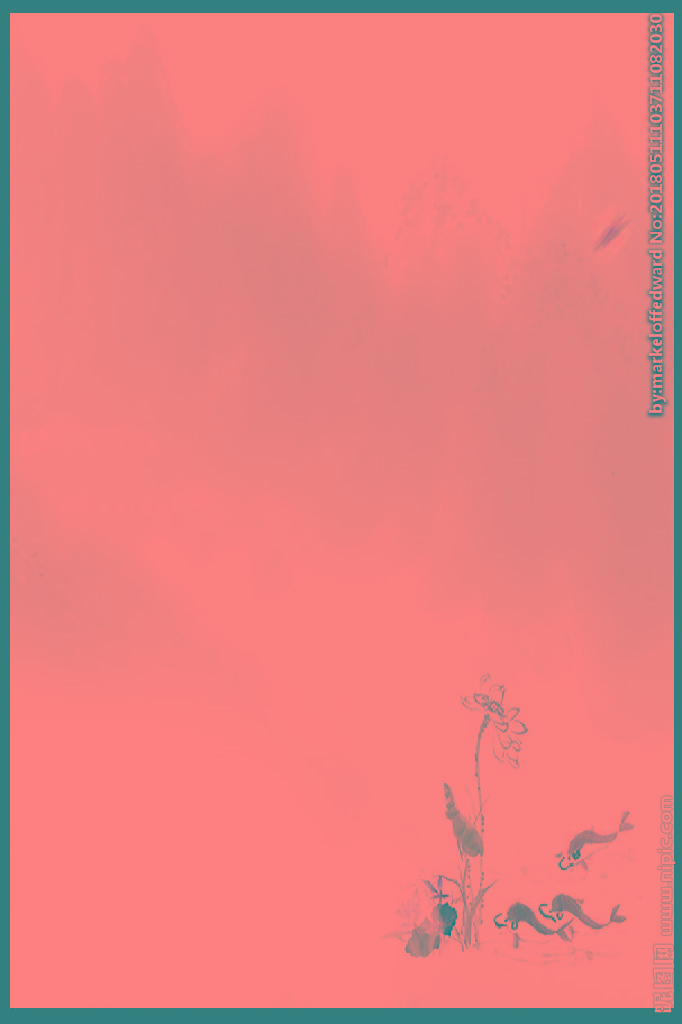 G水墨背景背景墙