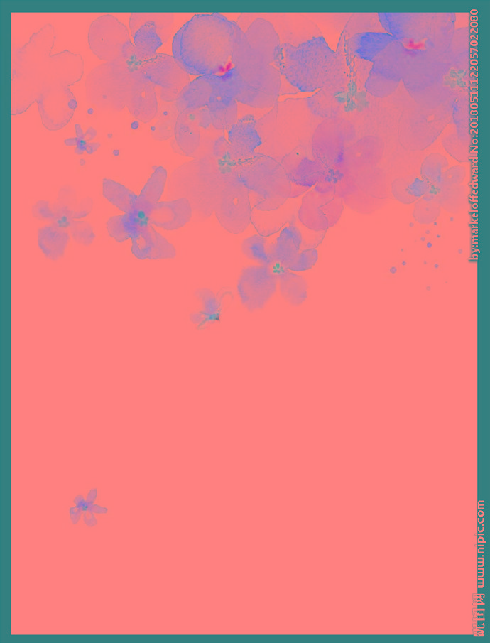 G水墨梅花背景墙