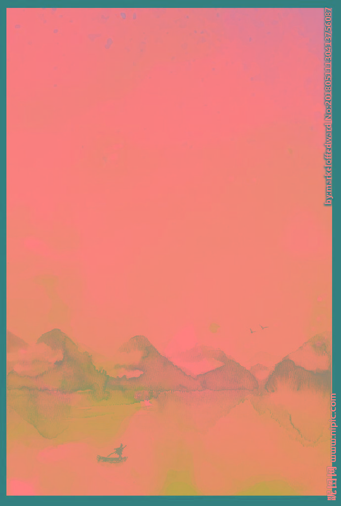 G水墨背景背景墙