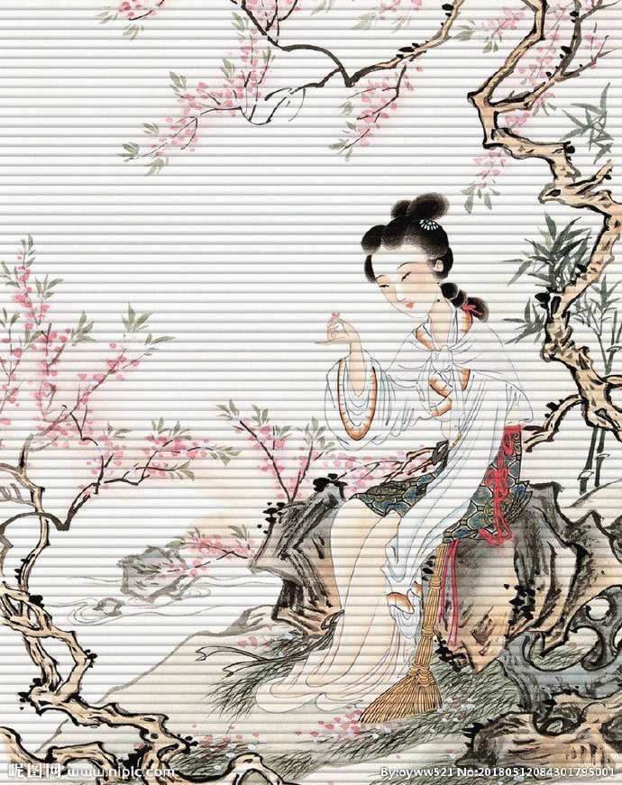 G国画背景墙国画