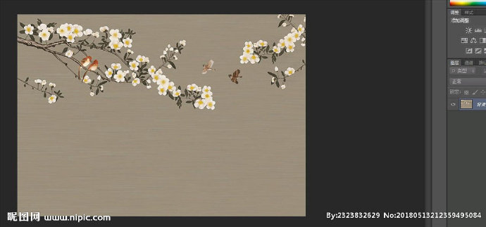 G新中式工笔花鸟