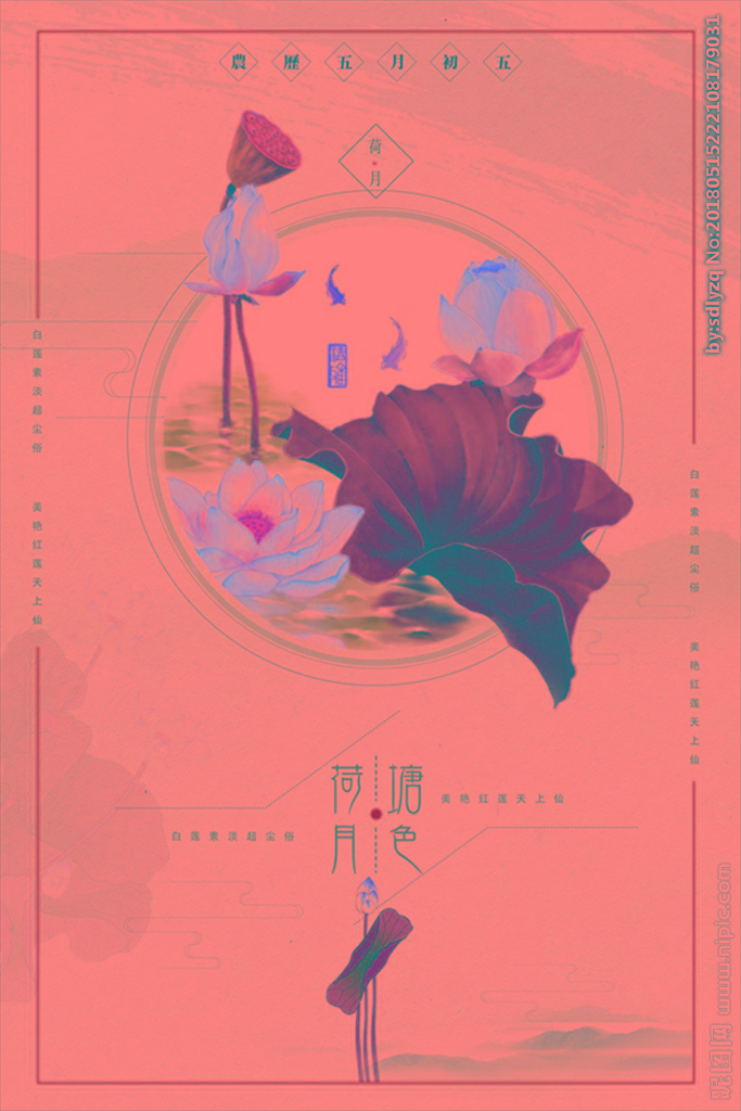 G中国风荷塘月色