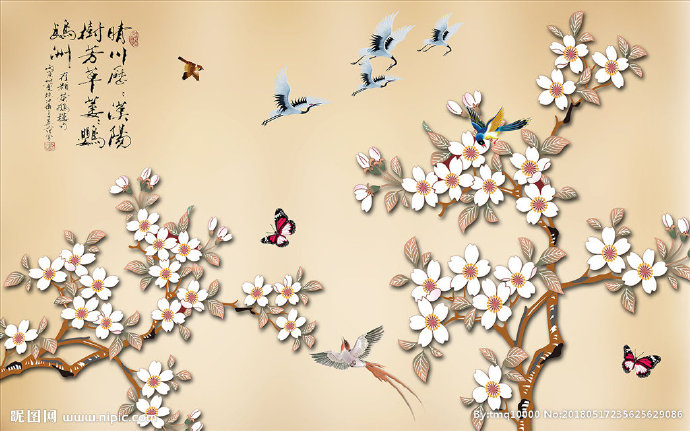 G大型古典禅意花