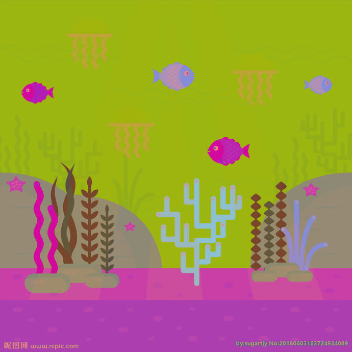 G海底世界背景墙