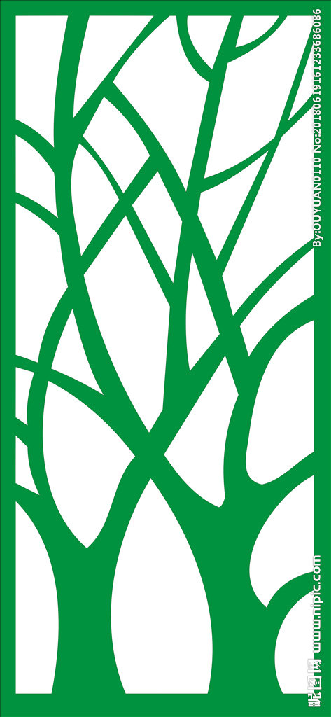 G隔断 树干背景