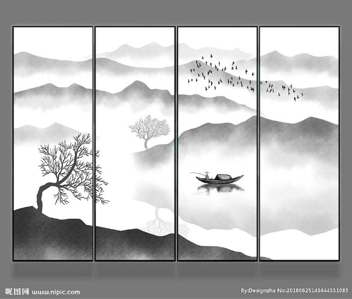 G新中式意境水墨